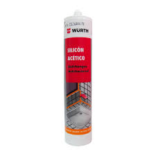 SILICONA ACETICA BLANCA ANTI HONGOS WURTH 280ML