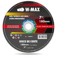 DISCO DE CORTE W-MAX 180X1.6X22.23 7 PULGADAS