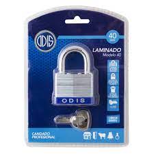CANDADO LAMINADO ODIS 40MM ACERO ZINCADO BISTER