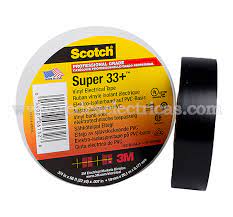 CINTA AISLANTE SCOTCH 3M SUPER 33 ¾ X20MT