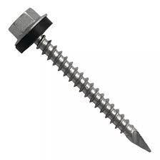 TORNILLO EXAGONAL C/GOMA 2½PTA MADERA ZINCADO