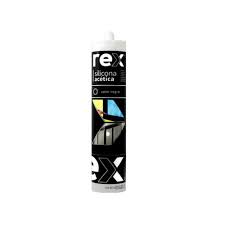 SILICONA REX NEUTRA NEGRO CARTUCHO 300ML