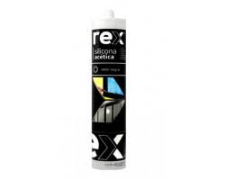 SILICONA REX ACETICA NEGRO CARTUCHO 300ML