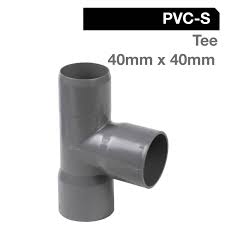 TEE SANITARIA GRIS 40mm. A 40mm.