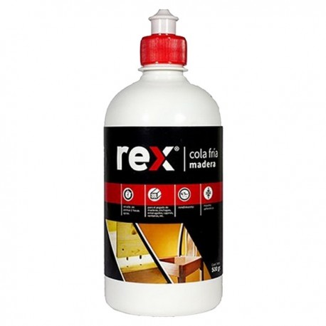 COLA FRIA MADERA REX FRASCO 500GR.