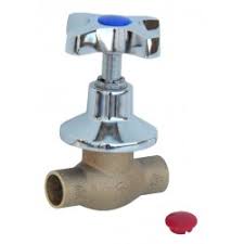 LLAVE DE PASO CAMPANA 1/2 BRONCE