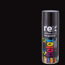 PINTURA SPRAY GENERAL REX NEGRO MATE 400ML