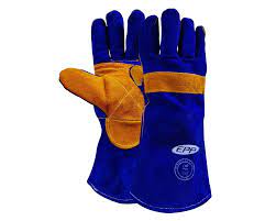 GUANTE SOLDADOR AZUL