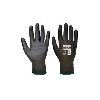 GUANTE PU MICROPOR NEGRO TALLA 9