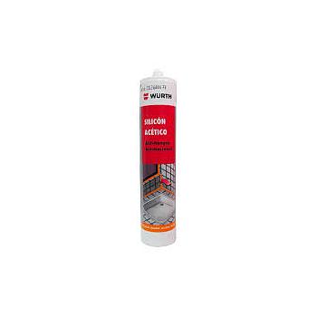 SILICONA ACETICA BLANCA ANTI HONGOS WURTH 280ML