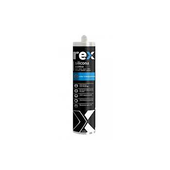 SILICONA REX ACETICA CON FUNGICIDA TRANSPARENTE 300ML