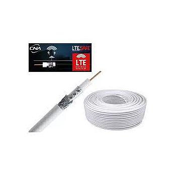 CABLE COAXIAL Rg6  BLANCO X METRO