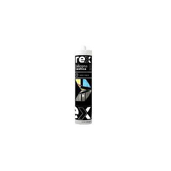 SILICONA REX NEUTRA NEGRO CARTUCHO 300ML