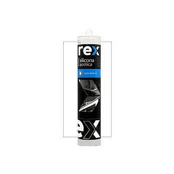 SILICONA REX ACETICA BLANCA FUNGICIDA 300ML