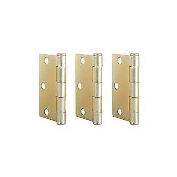 BISAGRA BRONCEADA LIOI  L. 88/ 3X3 C/TORNILLO EL PAR