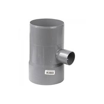 TEE SANITARIA GRIS 110mm. x 40mm.
