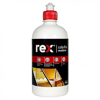 COLA FRIA MADERA REX FRASCO 500GR.