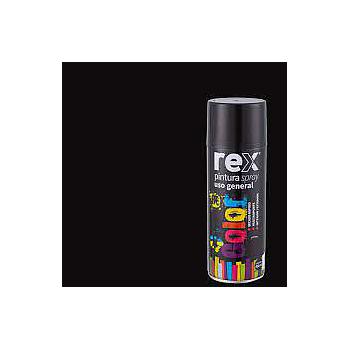 PINTURA SPRAY GENERAL REX NEGRO MATE 400ML