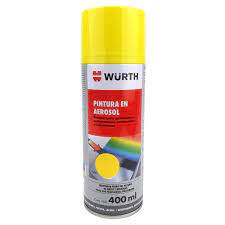 PINTURA SPRAY AMARILLO WURTH 400ML