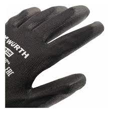 GUANTE PU MICROPOR NEGRO TALLA 10