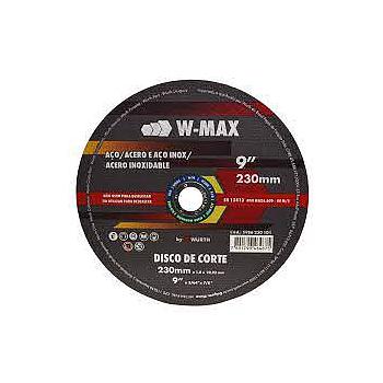 DISCO DE CORTE INOX. W-MAX 230X1.8X22 -9PULGADAS