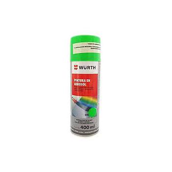 PINTURA SPRAY VERDE WURTH 400ML